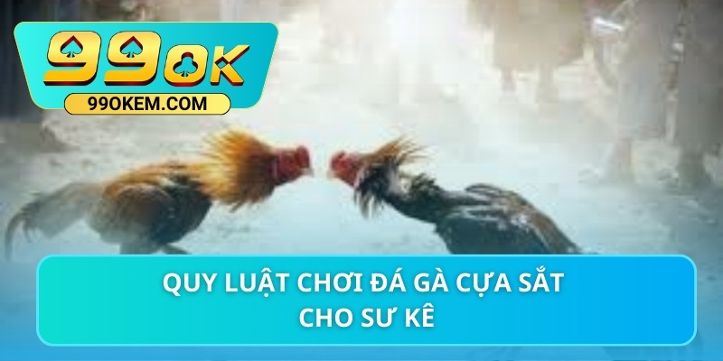 Quy luật chơi đá gà cựa sắt cho sư kê